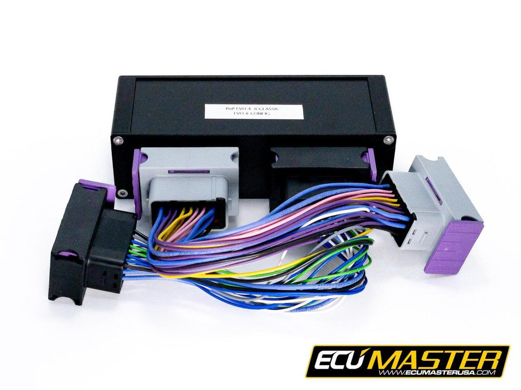 ECUMaster EMU Black or ECUMaster Classic Plug-and-Play Adapter for Mitsubishi EVO 7