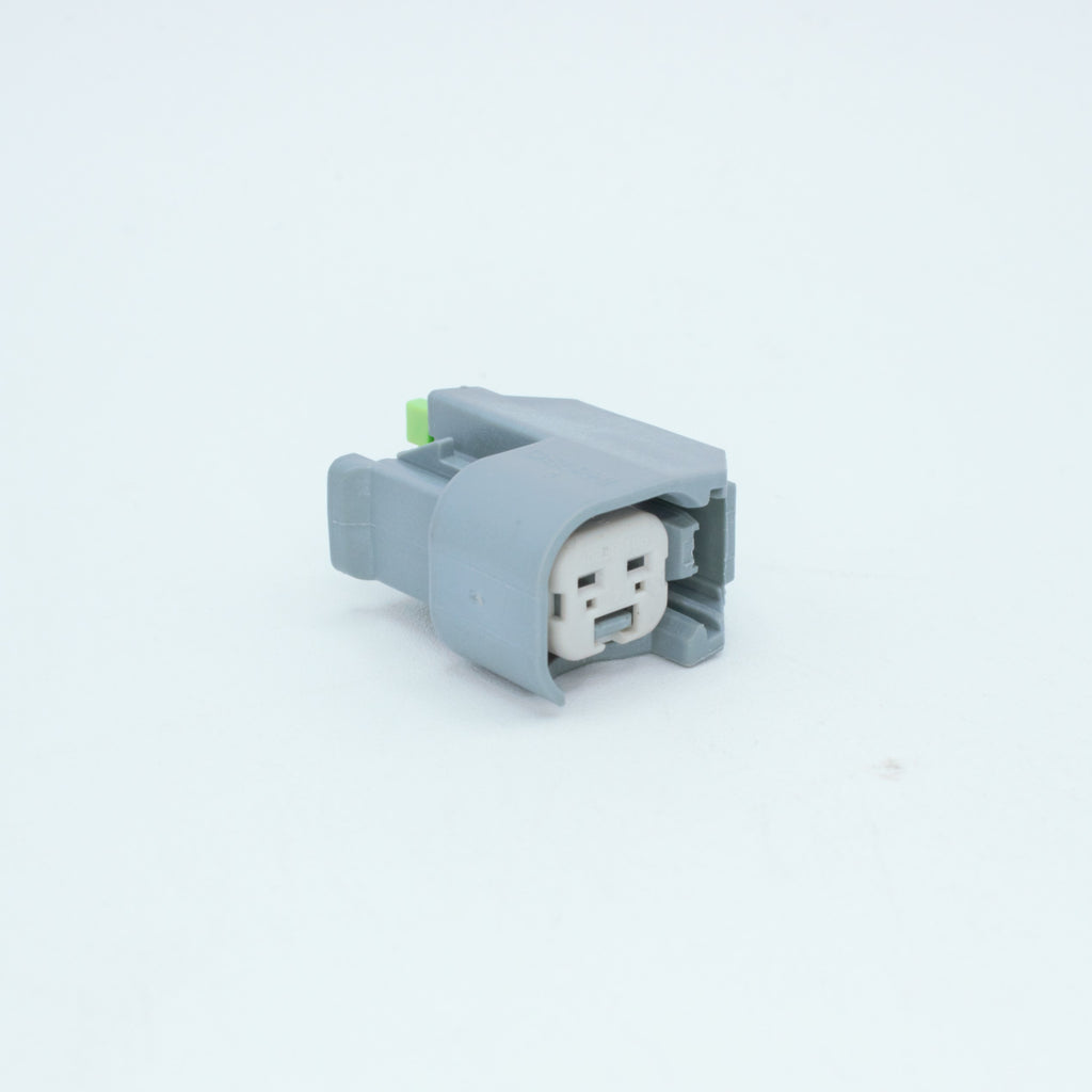 GM LS injector connector for EV6 USCAR type injectors.
Grey with a white TPA and a green TPA. Made by Delphi GT150 series 2 pin way terminal, sealed
Set comes with terminals and seals
can be used with most OEM and aftermarket USCAR injectors
avaliable as a set of 4,6 or 8