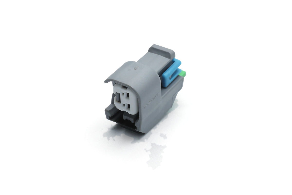 GM LS injector connector for EV6 USCAR type injectors.
Grey with a white TPA and a green TPA. Made by Delphi GT150 series 2 pin way terminal, sealed
Set comes with terminals and seals
can be used with most OEM and aftermarket USCAR injectors
avaliable as a set of 4,6 or 8
View 10