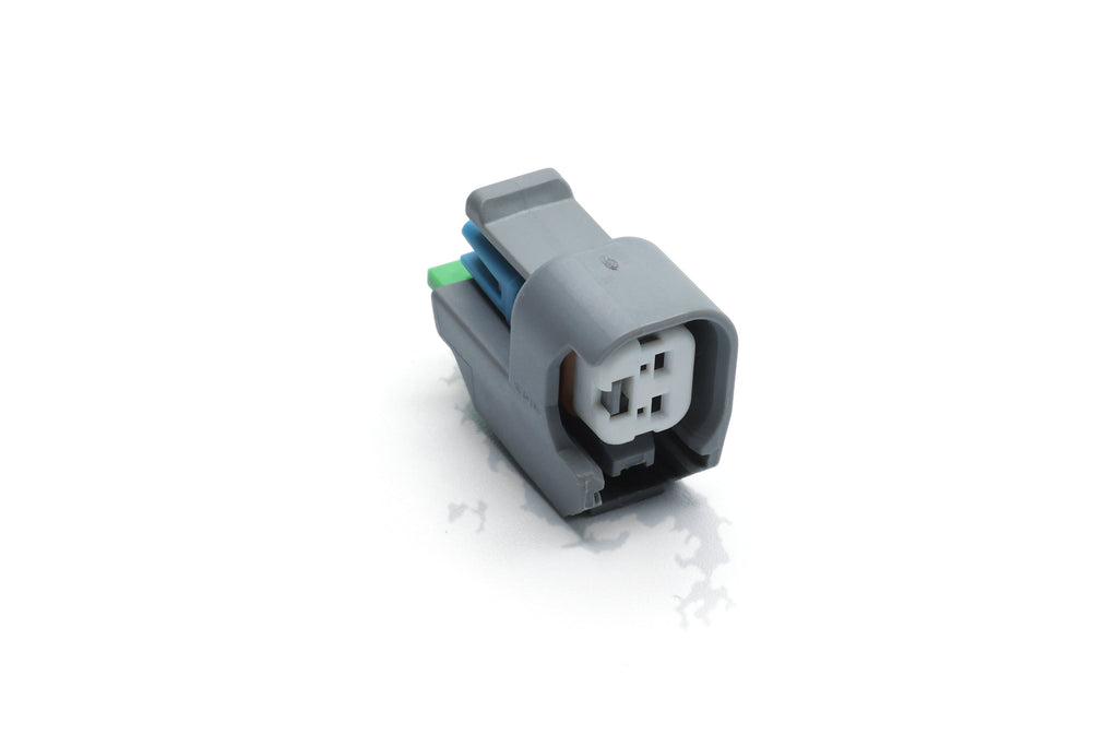 GM LS injector connector for EV6 USCAR type injectors.
Grey with a white TPA and a green TPA. Made by Delphi GT150 series 2 pin way terminal, sealed
Set comes with terminals and seals
can be used with most OEM and aftermarket USCAR injectors
avaliable as a set of 4,6 or 8
View 12