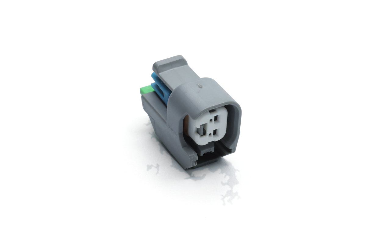 GM LS injector connector for EV6 USCAR type injectors.
Grey with a white TPA and a green TPA. Made by Delphi GT150 series 2 pin way terminal, sealed
Set comes with terminals and seals
can be used with most OEM and aftermarket USCAR injectors
avaliable as a set of 4,6 or 8
View 12