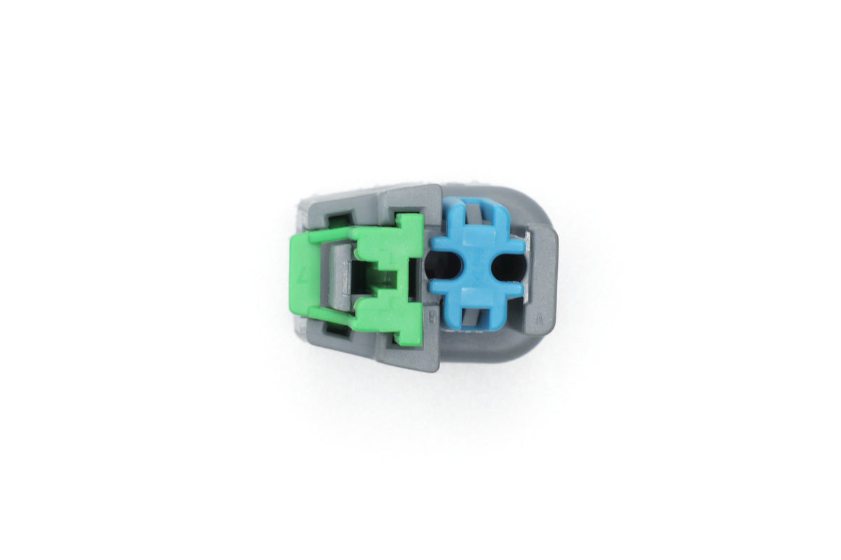 GM LS injector connector for EV6 USCAR type injectors.
Grey with a white TPA and a green TPA. Made by Delphi GT150 series 2 pin way terminal, sealed
Set comes with terminals and seals
can be used with most OEM and aftermarket USCAR injectors
avaliable as a set of 4,6 or 8
View 13