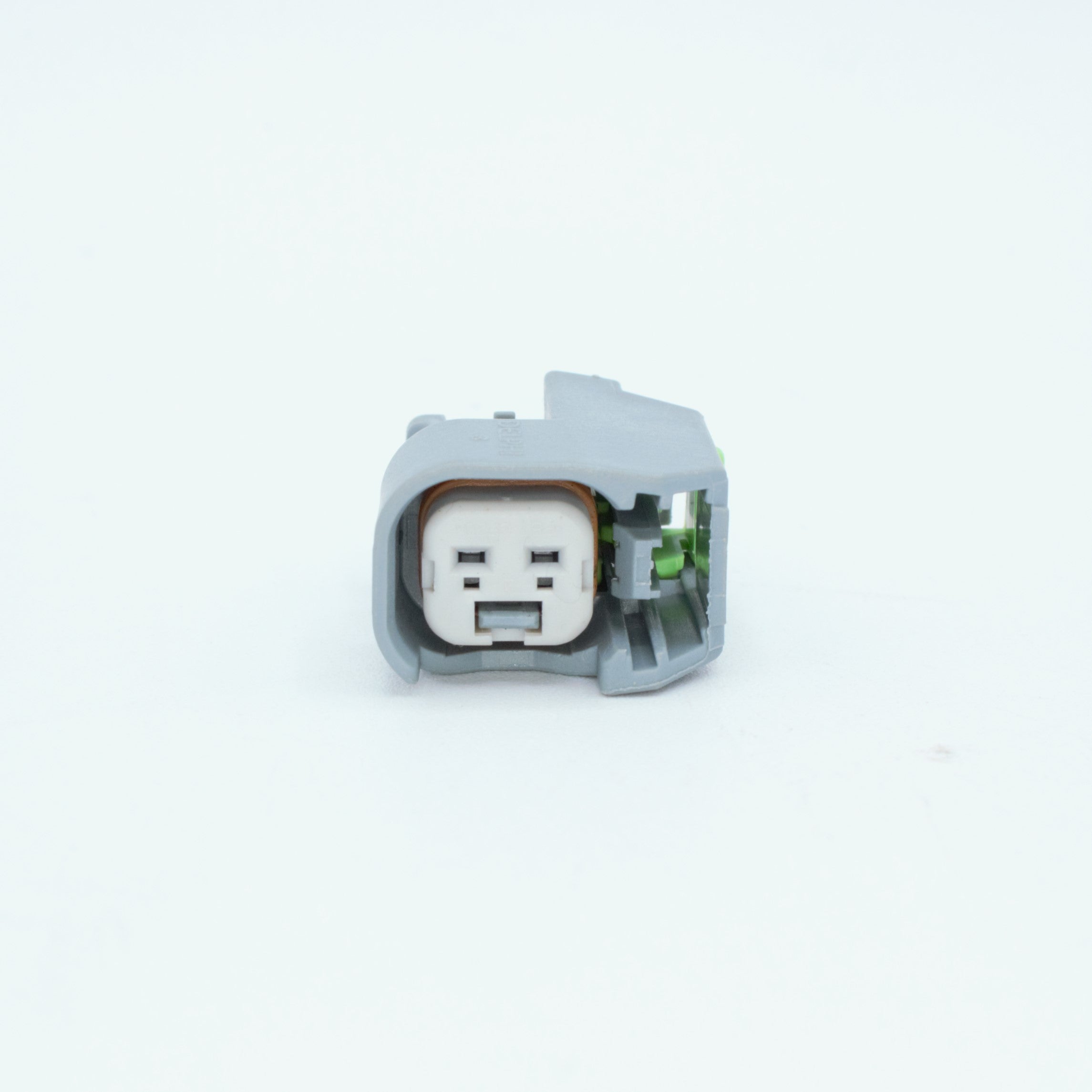 GM LS injector connector for EV6 USCAR type injectors.
Grey with a white TPA and a green TPA. Made by Delphi GT150 series 2 pin way terminal, sealed
Set comes with terminals and seals
can be used with most OEM and aftermarket USCAR injectors
avaliable as a set of 4,6 or 8