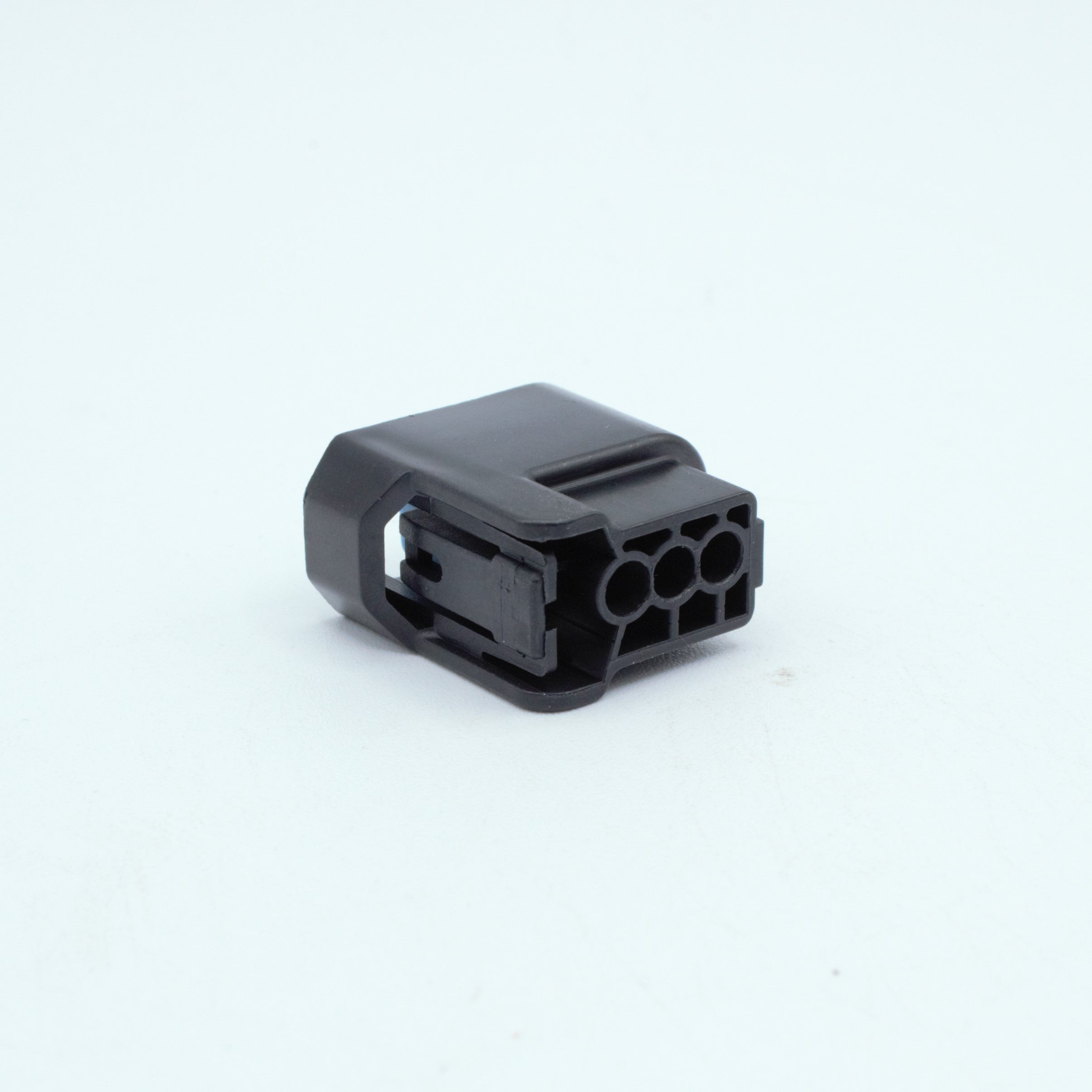 Honda Acura ignition coil connector from K20 and K24 engines
Black with blue TPA, sealed 3 way terminal pin
Made by Sumitomo HX 090 series

Common upgrade for SR JZ RB and 7M engines. also Found on Honda J series V6 engines J35 J37 J32
sold in packs of 4,6 or 8 comes with terminals and seals
