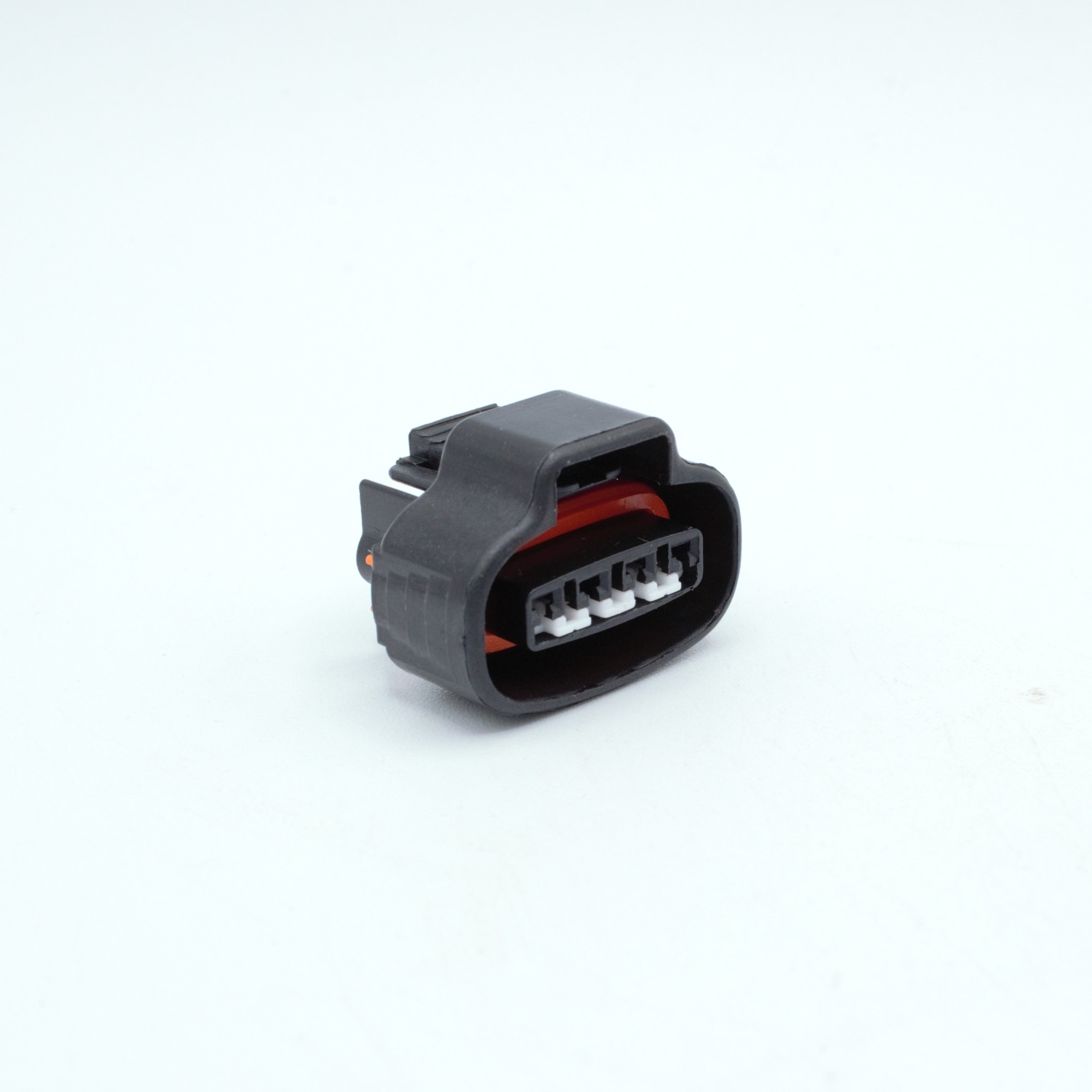 Toyota 1UZ VVTI ignition coil connector
Black with orange seal red seals and a White TPA
4 way terminal pin, sealed
Made by Sumitomo TS series

Sold in packs of 8, comes with terminals and seals