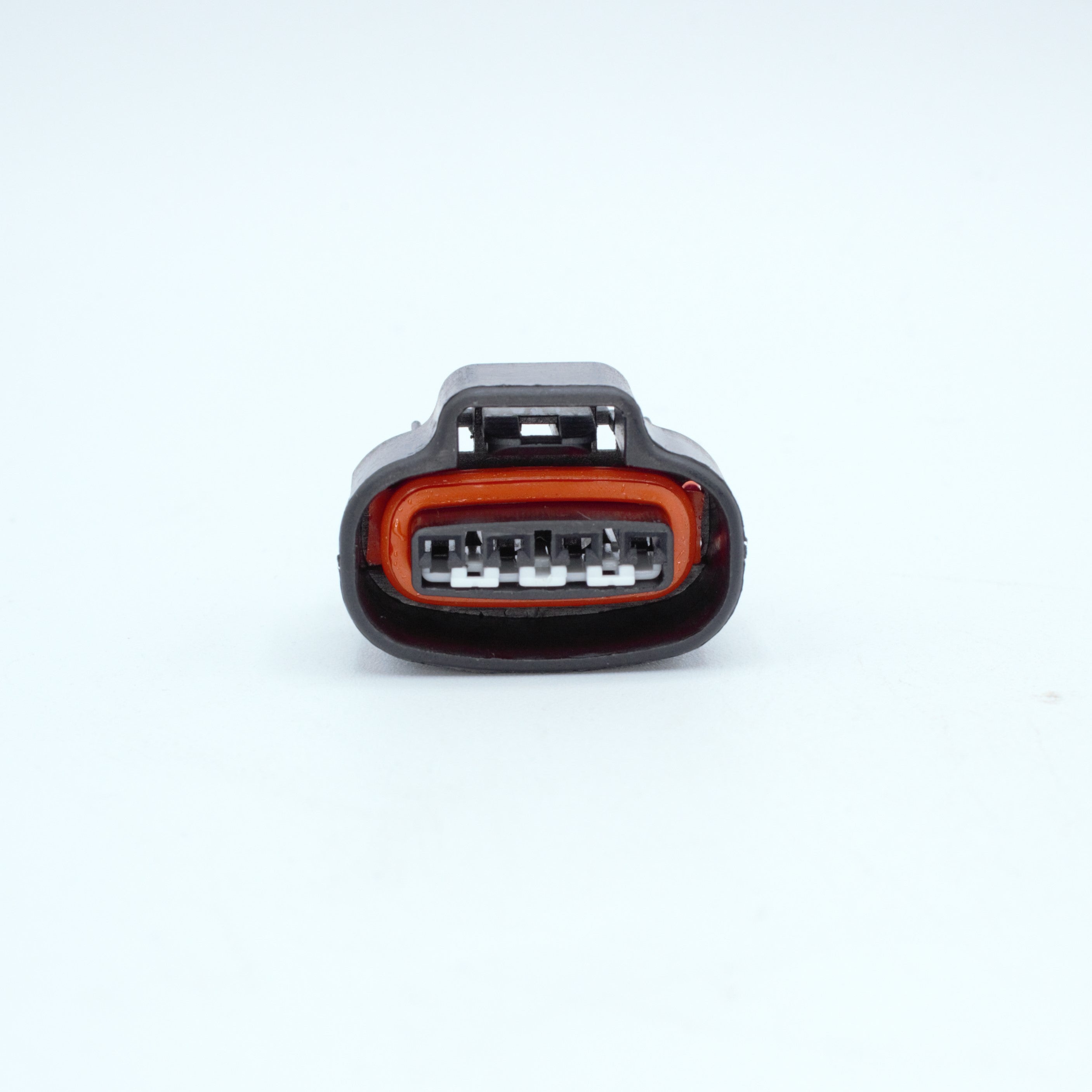 Toyota 1UZ VVTI ignition coil connector
Black with orange seal red seals and a White TPA
4 way terminal pin, sealed
Made by Sumitomo TS series

Sold in packs of 8, comes with terminals and seals