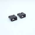 Set of 2 toyota ignition coil connectors
2 pin way terminal, sealed
Black with white TPA in center
Made by Yazaki Sumitomo 090 090II series

commonly used in UZ ignition systems with distributors and 1JZ 2JZ coils as well as 7M and other Toyota engines

sold as a set of 2, 3 or 6, comes with terminals and seals